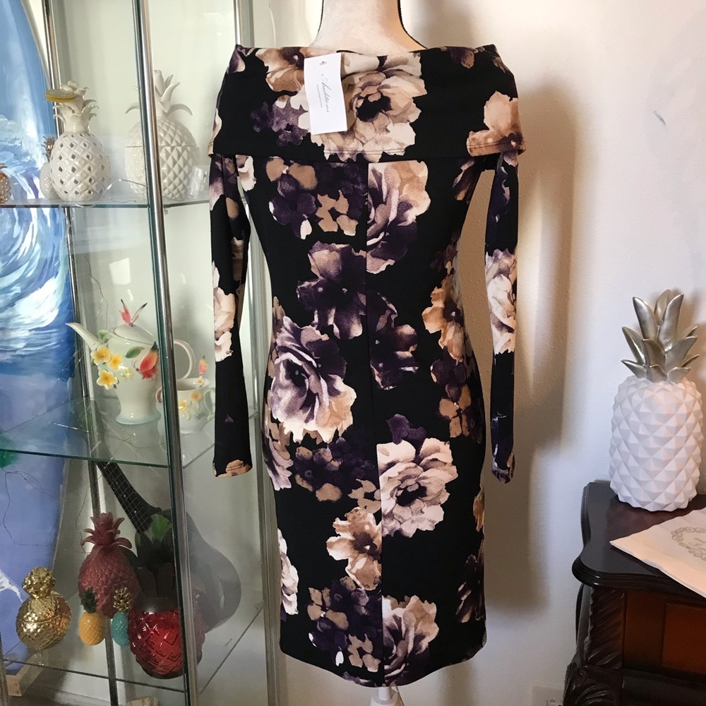 On or off the shoulder dress🌺🌺🌺🌺 - Picture 7 of 8